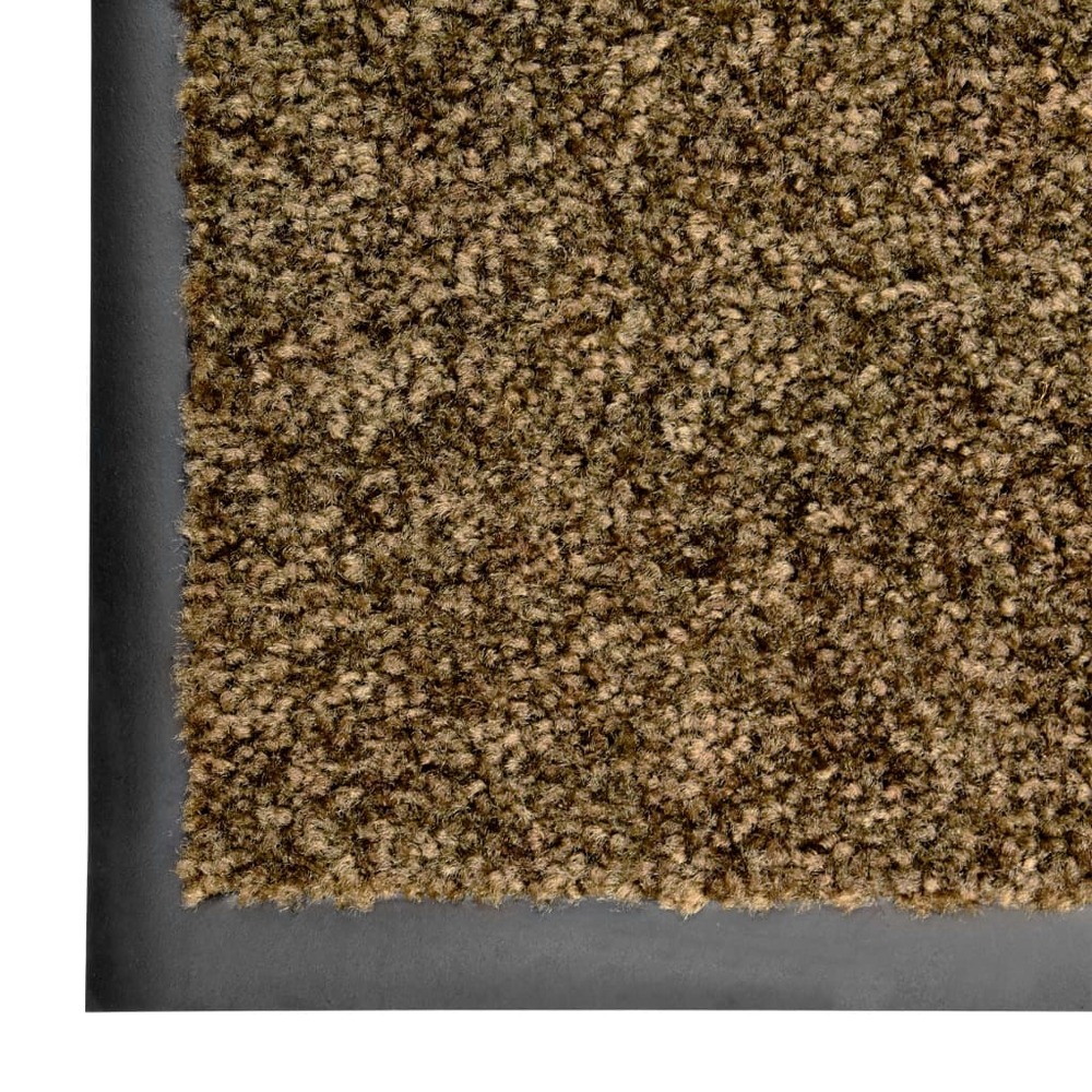 Paillasson lavable marron 60x180 cm