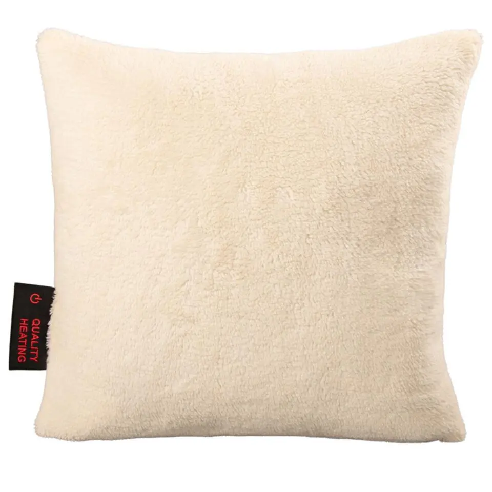 Warmy warmtekussen Teddy stof - 40x40 cm - Wit
