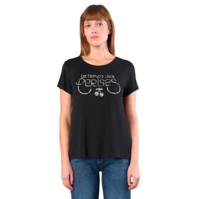 Tee-shirt à manches courtes femme Deray LE TEMPS DES CERISES