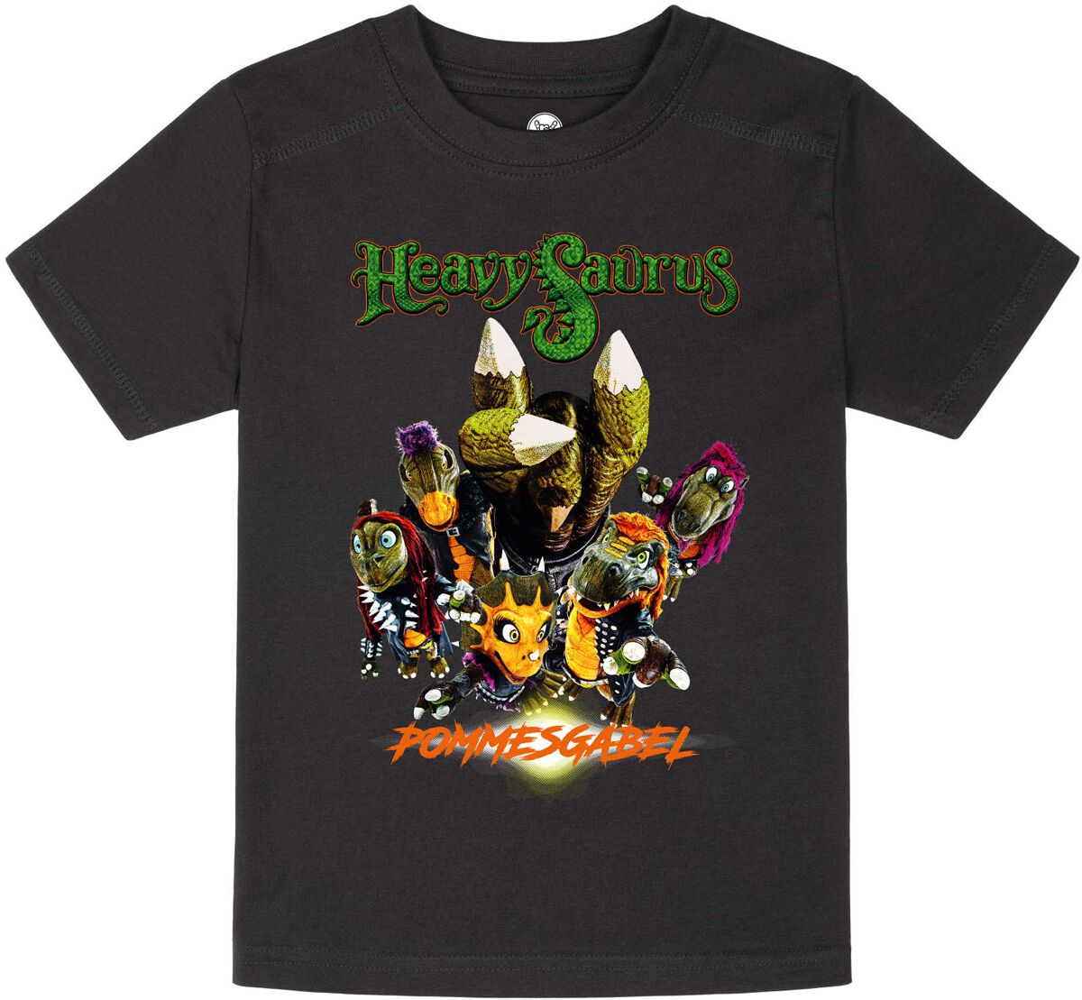 Metal-Kids - Pommesgabel | Heavysaurus T-shirt