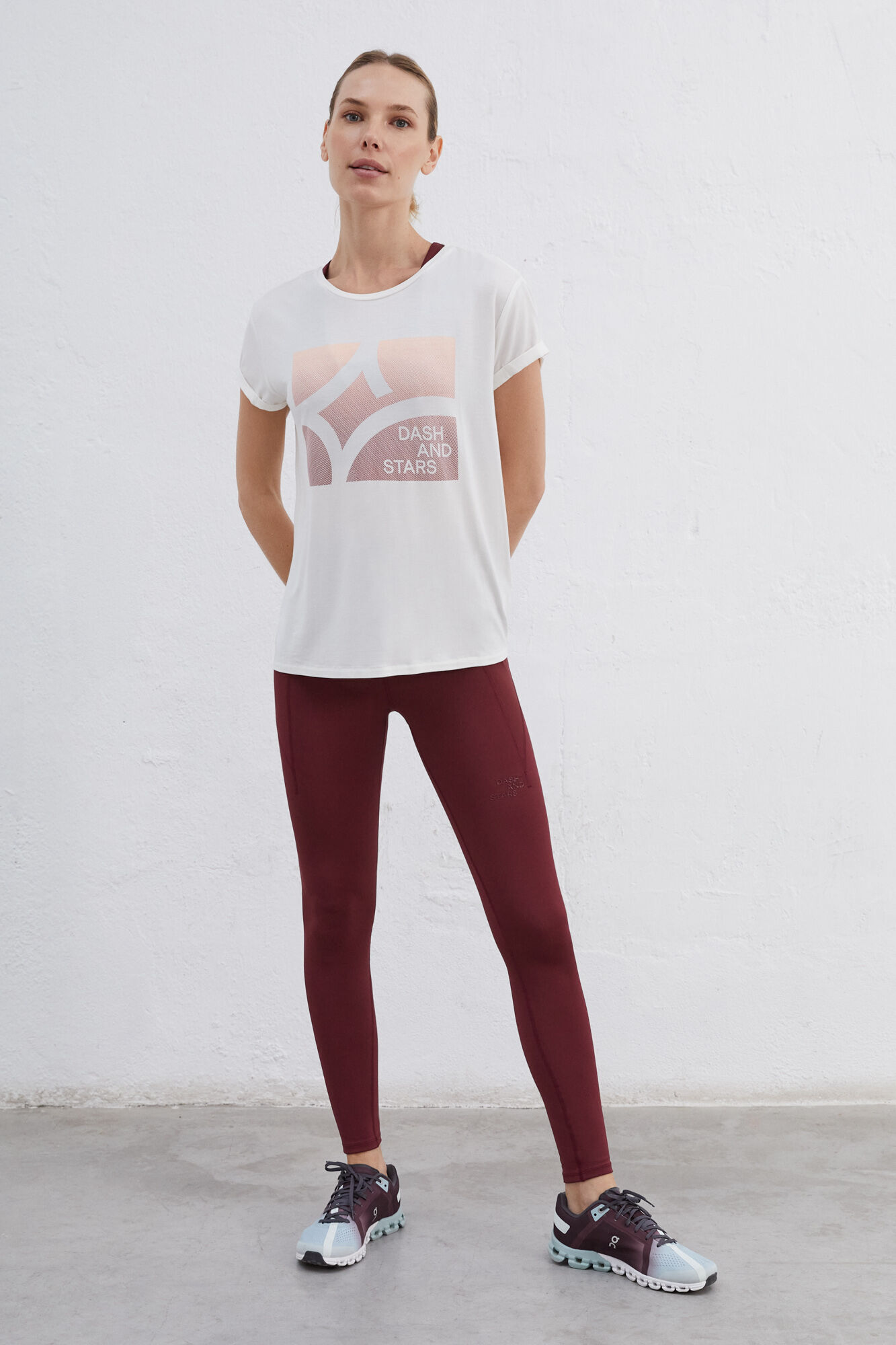 Camiseta bege fluida - bege