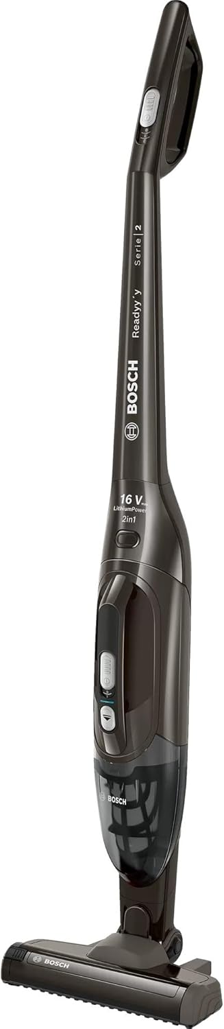 BOSCH BCHF2MX16 - Readyy'y 2in1 Akku-Staubsauger - 2 Geschwindigkeiten - Langlebige Lithiumbatterien - Steht von alleine auf