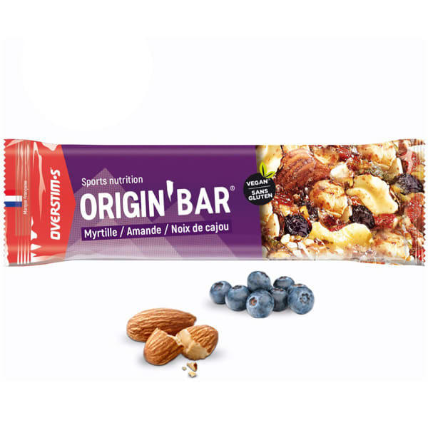 Barres énergétiques OVERSTIMS ORIGIN BAR CRANBERRIES - MYRTILLES