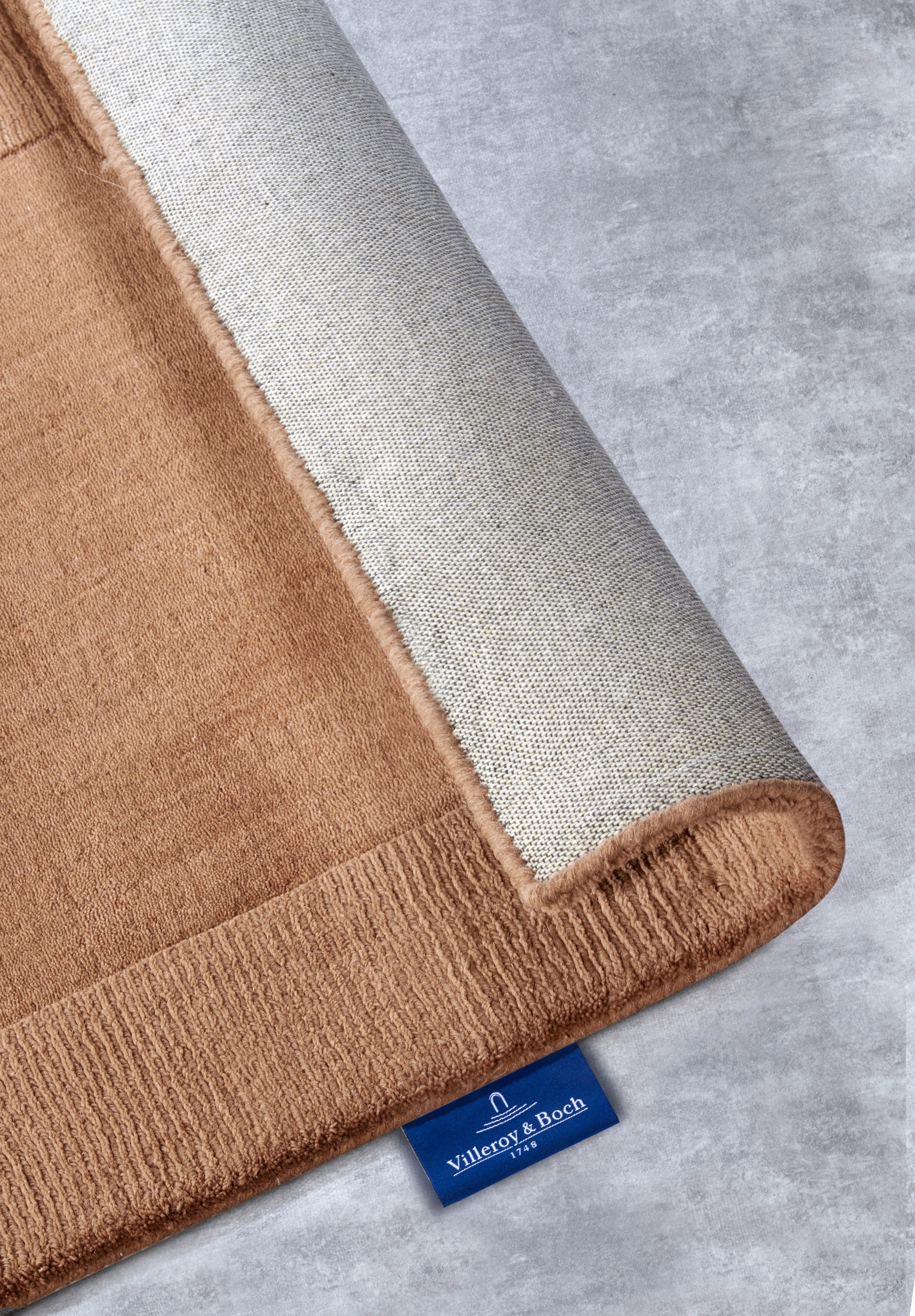 Villeroy & Boch Wollteppich »Charlotte« rechteckig 10 mm Höhe Läufer, Handgewebt, Wolle, Natur, Läufer, Wohnzimmer, Geometrie