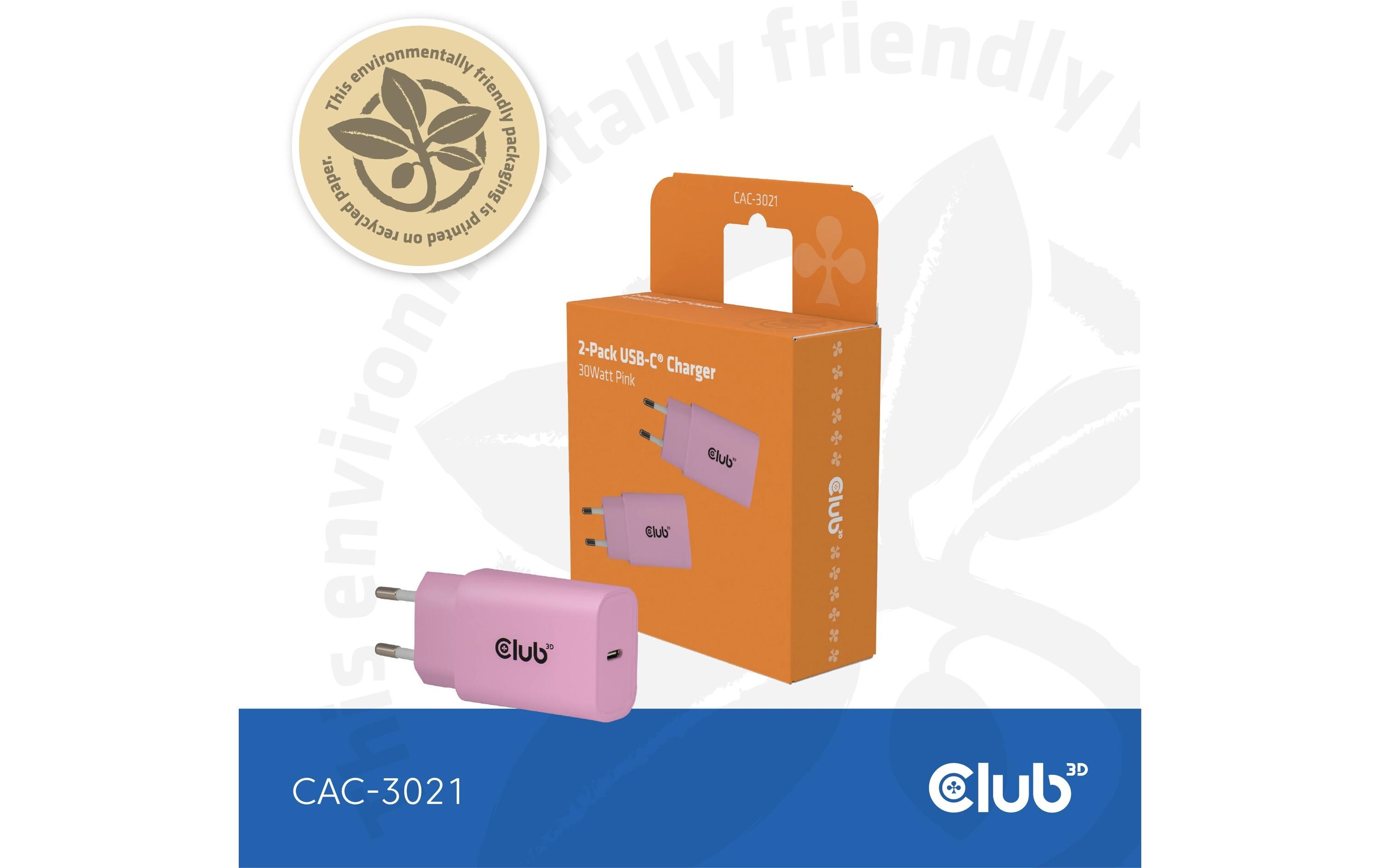 USB-Wandladegerät CAC-3021USB-Wandladegerät mit bis 30Watt Stärke