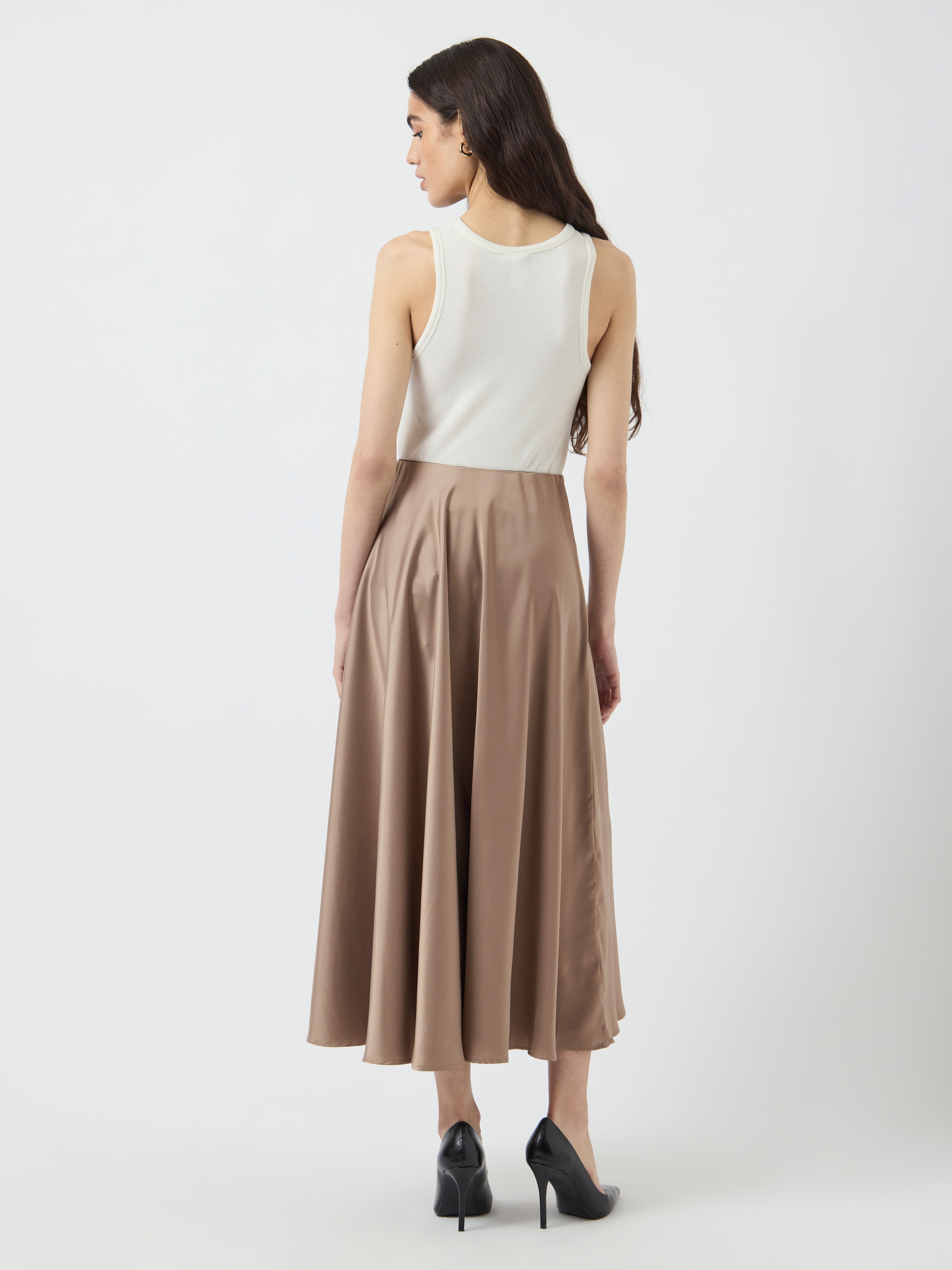 Y.A.S Satinrock »YASPELLA HW VOLUME ANKLE SKIRT S. NOOS«