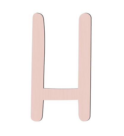 Sebra Tr?bogstaver - H - BirchBark Beige