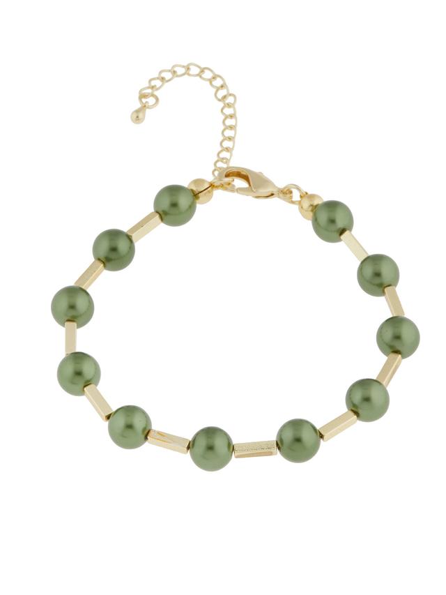 Armband & Collier, Muschelkernperlen & Hämatit