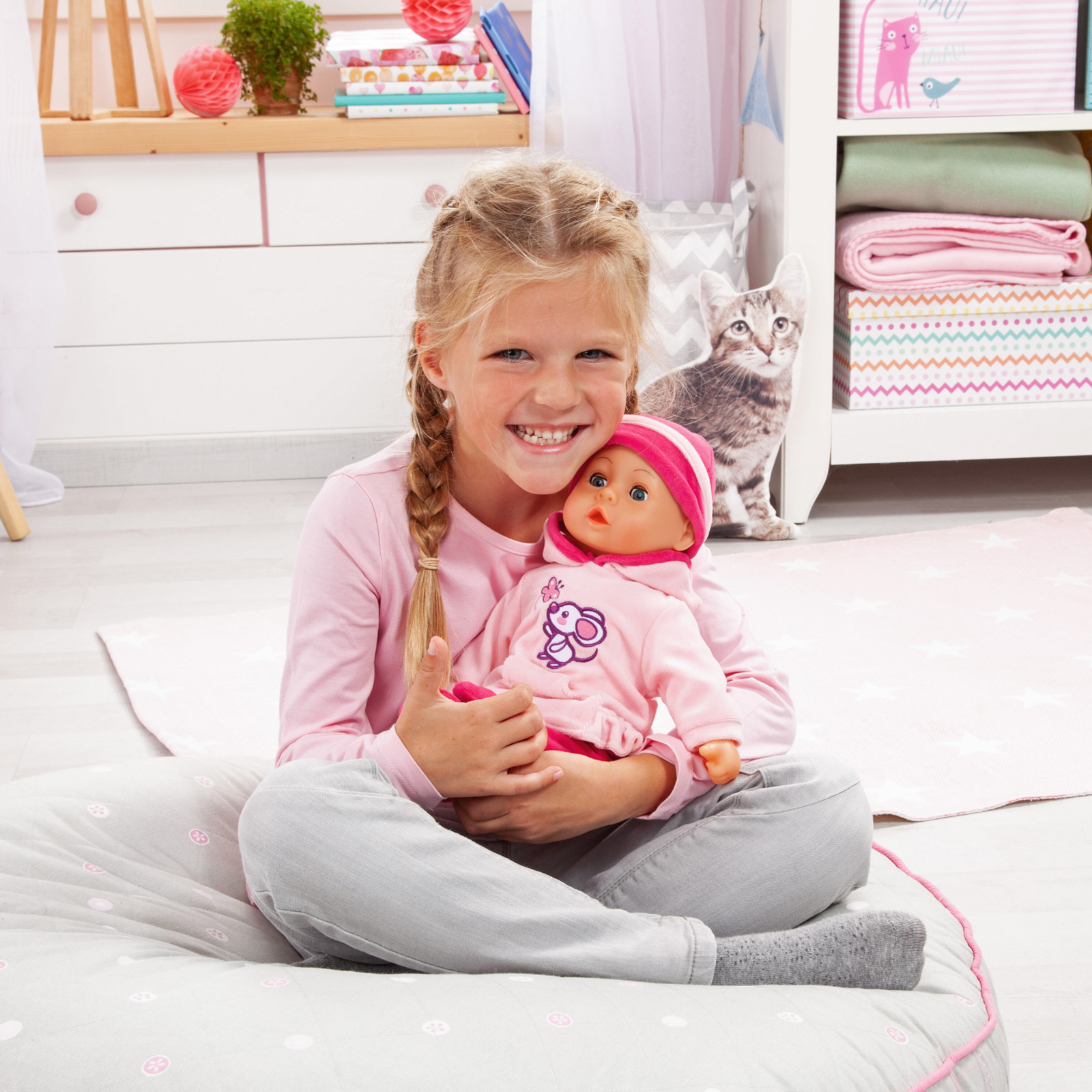 Bayer Puppe 38 cm, erste Worte mit Sound