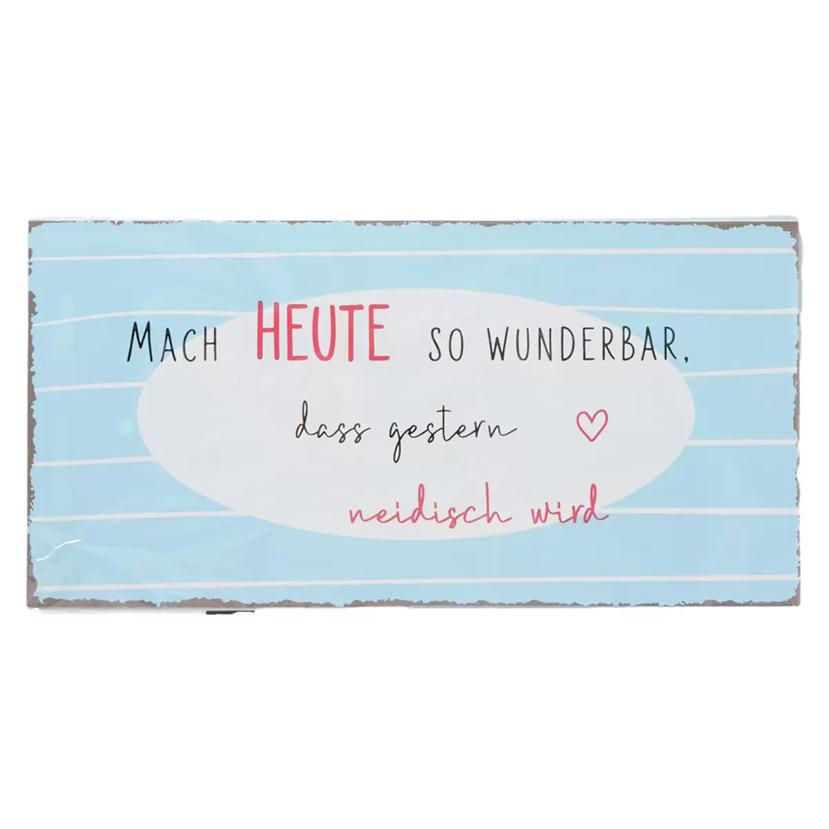 Dekoschild Wunderbar blau,grau,grün