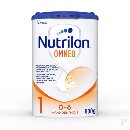Nutrilon Omneo 1 Lait Bébé Constipation/Coliques/Crampes 0-6 Mois Lait En Poudre Boîte 800g