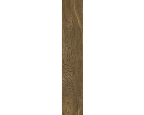 Porseleinen wand- en vloertegel Giornota Marrone 11 x 60 x 0,8 cm mat