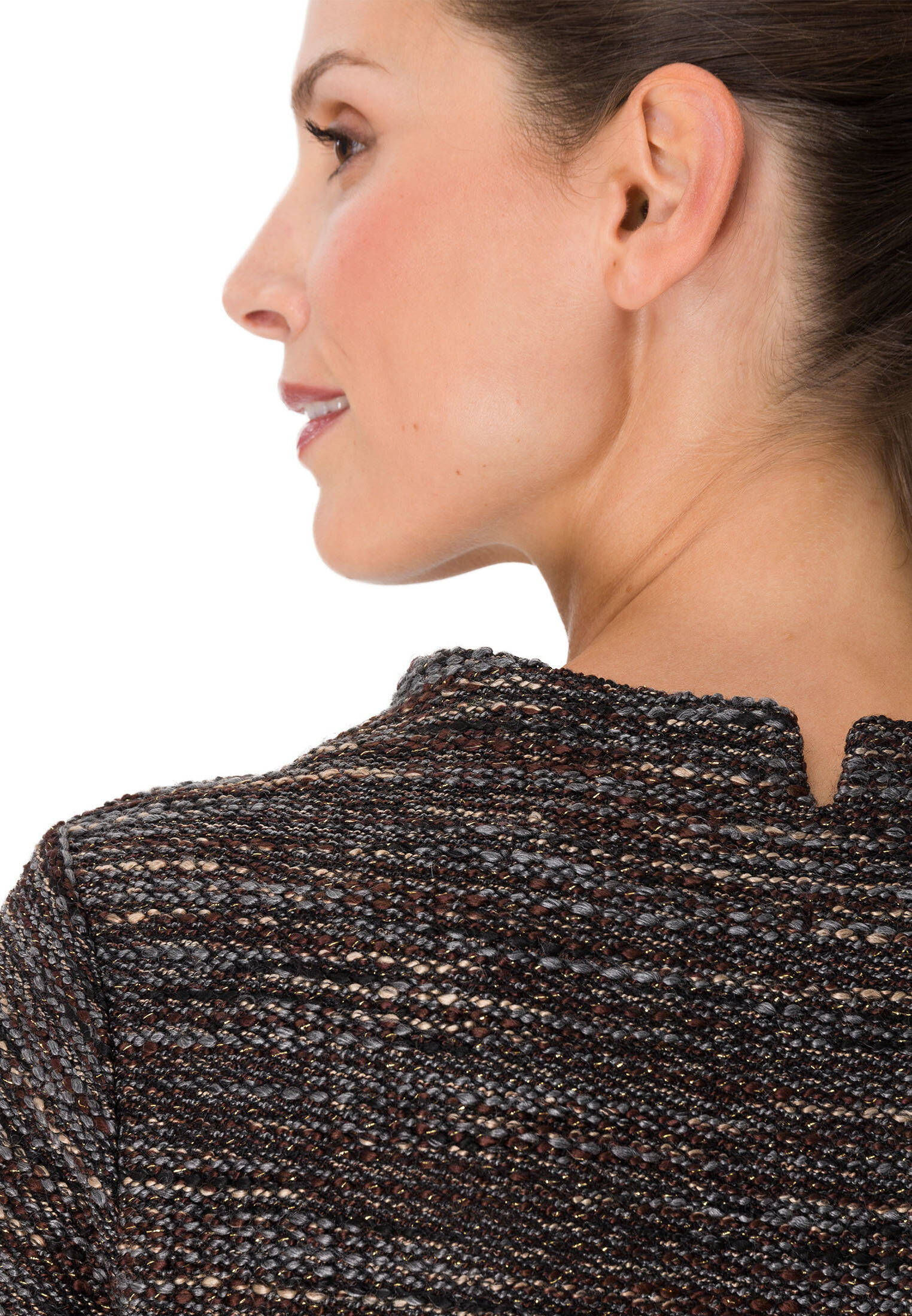 zero| Damen Sweatshirt mit Glitzerfaden