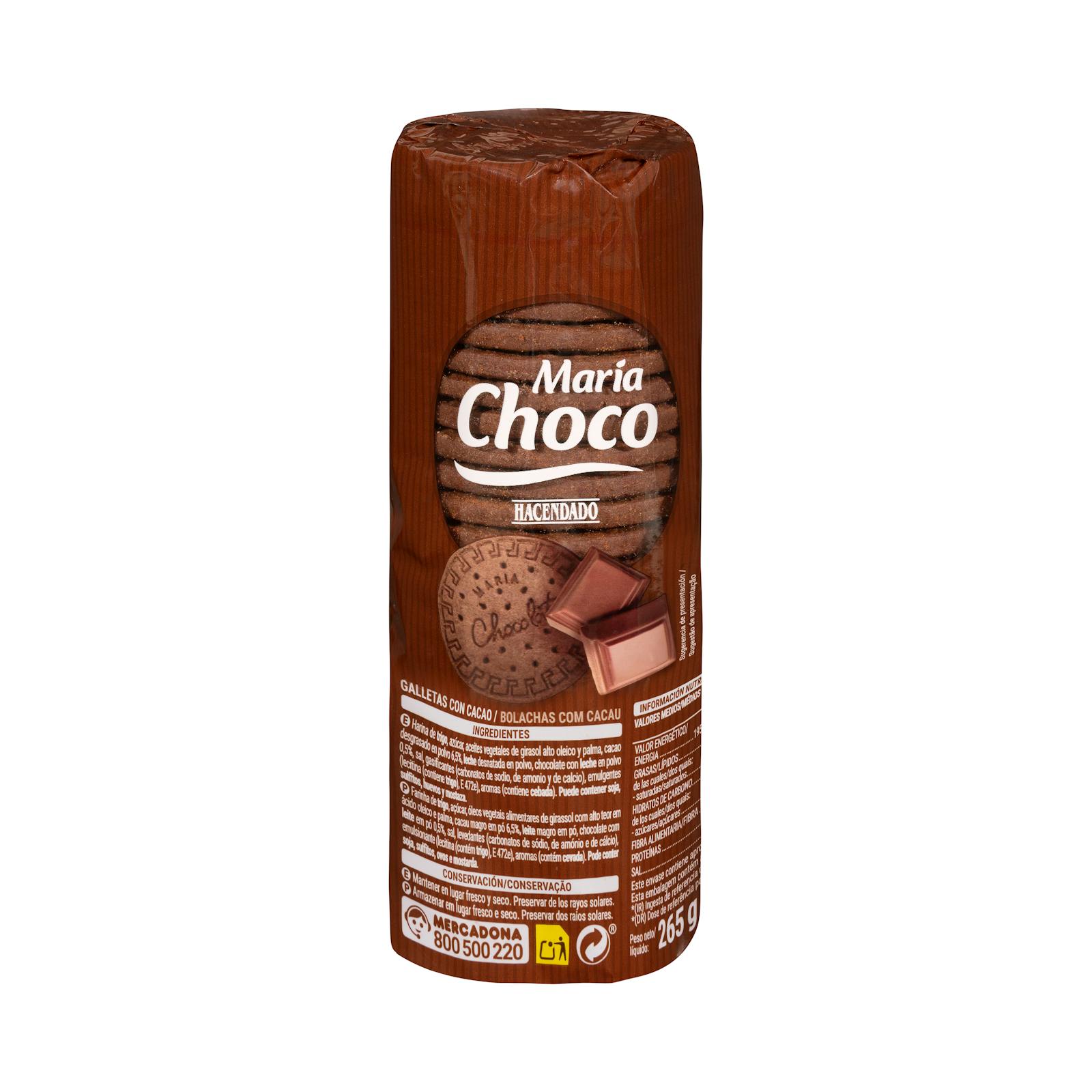Biscuits Hacendado Choco Maria