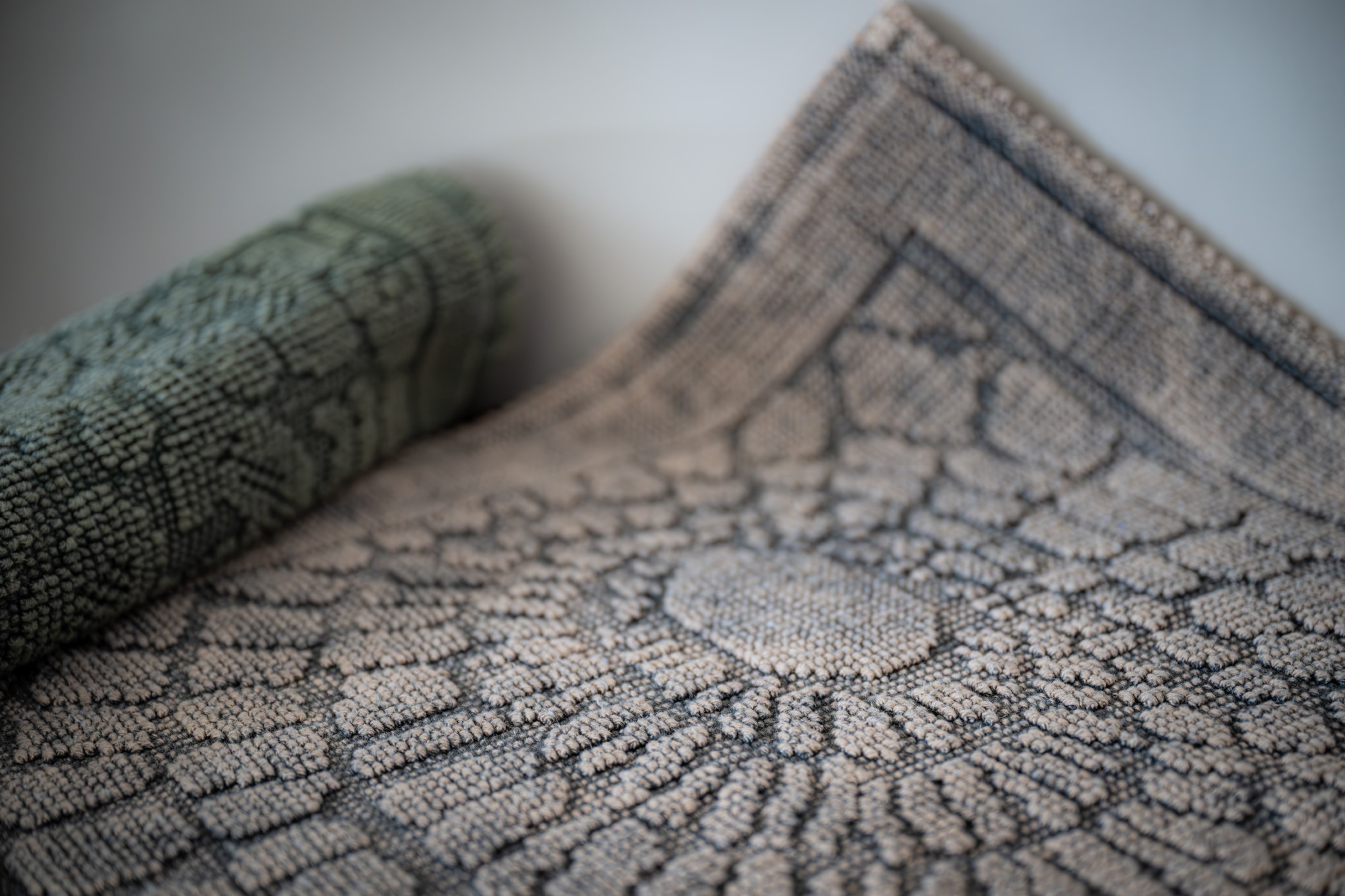 Badematte 'Izmir' aus Baumwolle, braun, 60 x 50 cm & 120 x 70 cm von fischer's lagerhaus