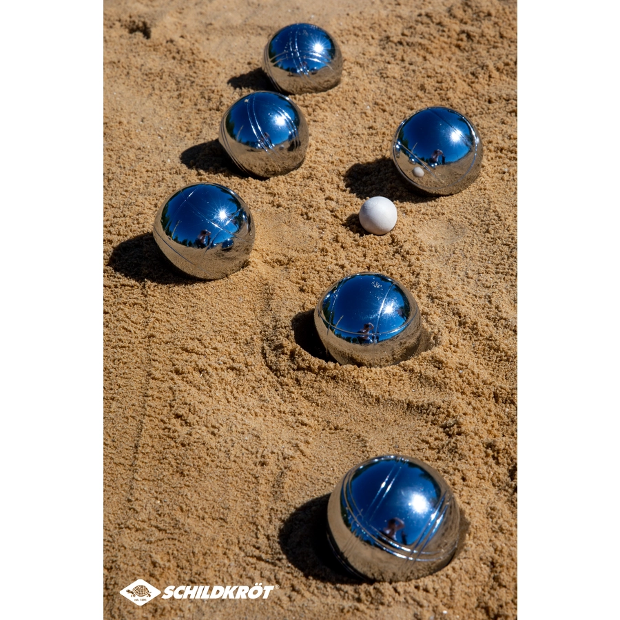 SCHILDKRÖT® Boule  Boccia  Petanque Set Stahl