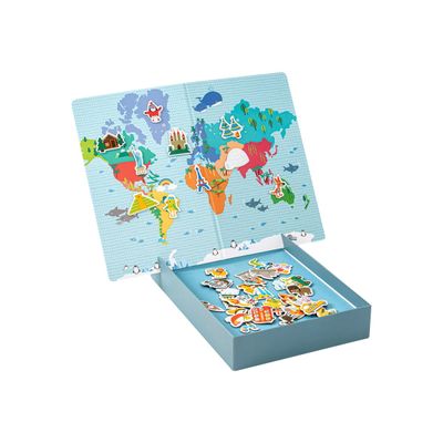Apli Kids - Jeu magnétique Cartes du monde