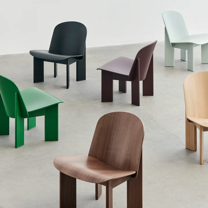 HAY - Chisel Lounge Chair, Eiche