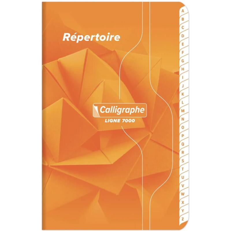 Répertoire piqué 7000 9x14 cm 96 pages petits carreaux 70 g - Assortis