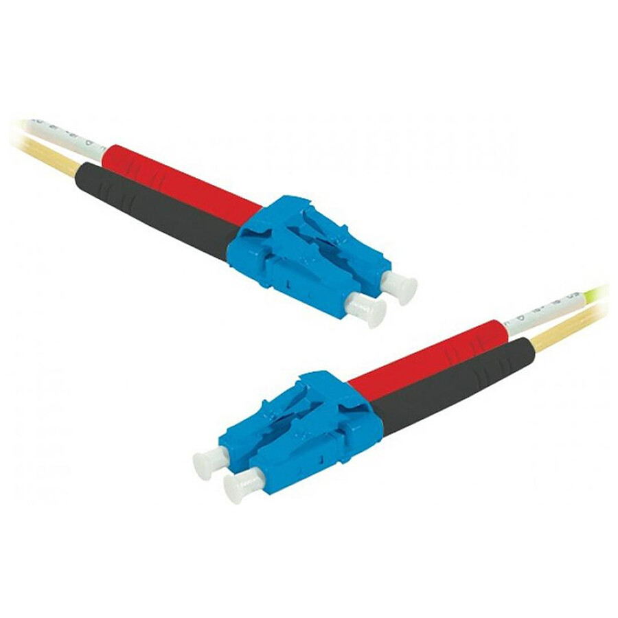 Jarretière optique duplex monomode 2mm OS2 LC-UPC/LC-UPC - 1 m
