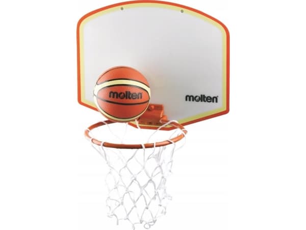 Molten Basketballbrett for barn. med nett+ball