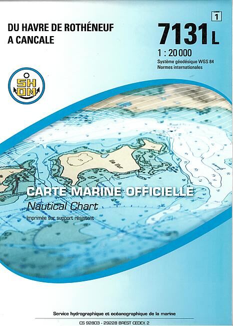 EPSHOM - 7131L DU HAVRE DE ROTHENEUF A CANCALE