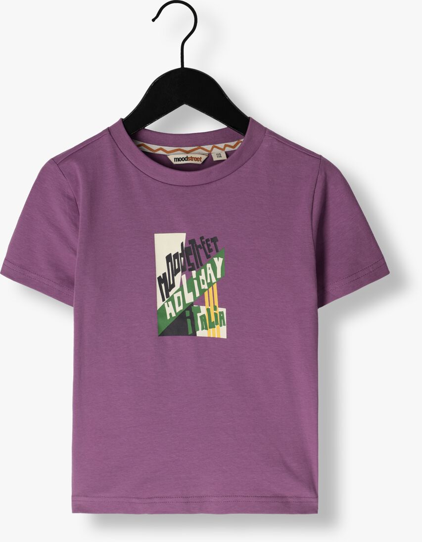MOODSTREET paarse moodstreet t-shirt t-shirt print