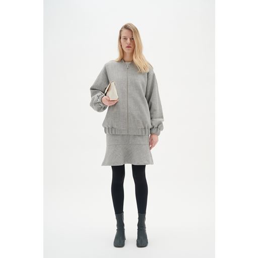 InWear ZoieIW Nederdel, Medium Grey Melange, 42