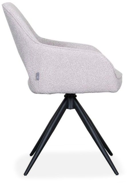 Eetkamerstoel Naturel HU-77.020 Finley B60 x D59 x H91 cm