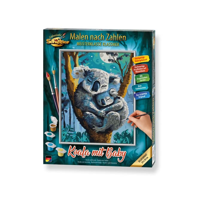Malen nach Zahlen - Koala mit Baby - Meisterklasse Klassiker
