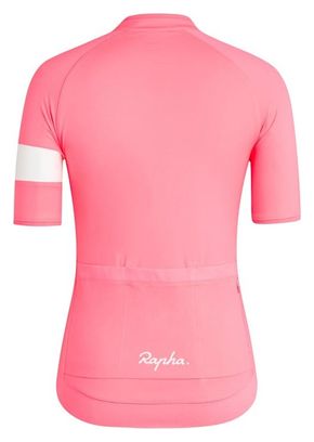 Maillot Manches Courtes Femme Rapha Core Rose