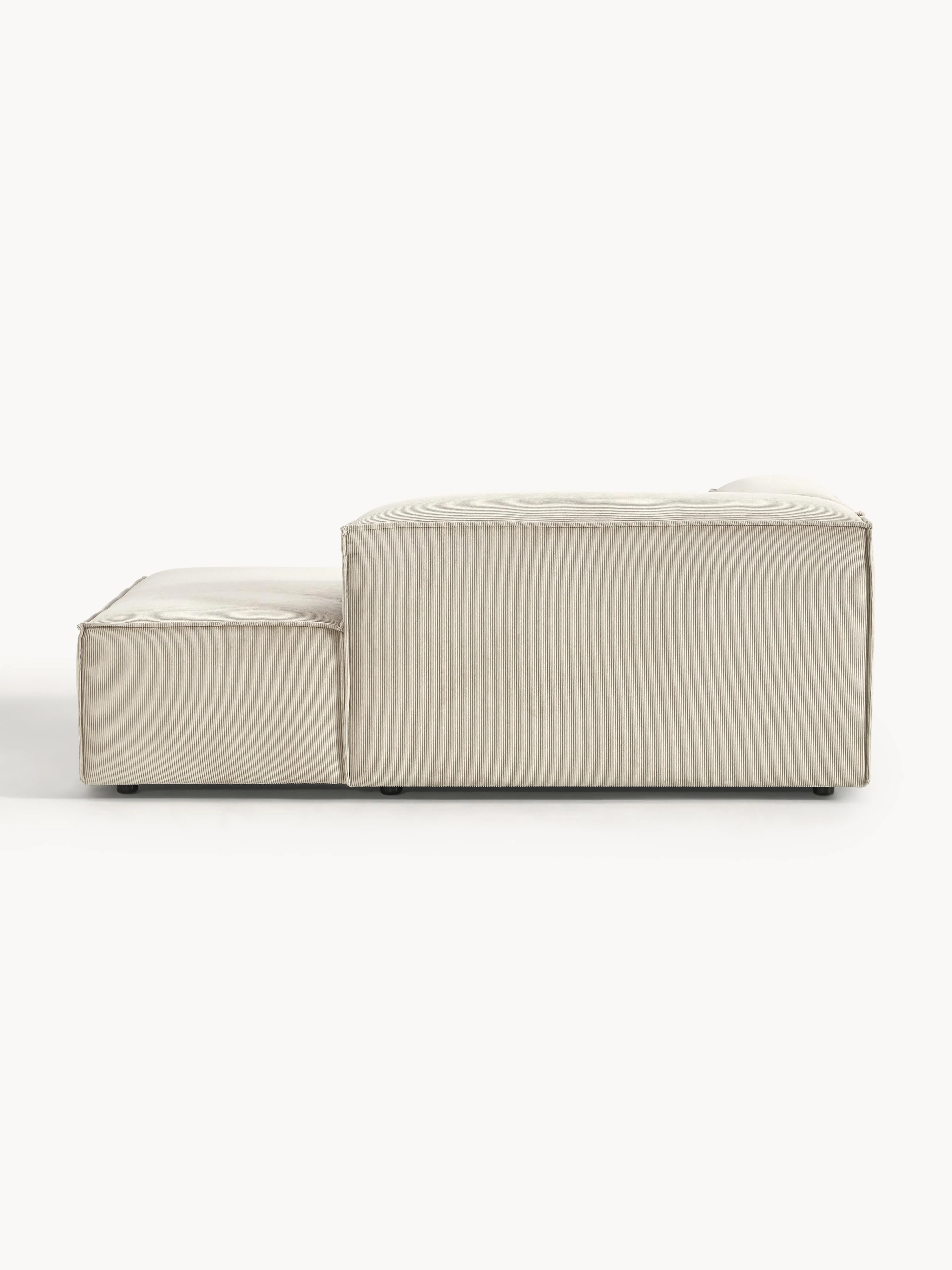 Chaise longue hoekmodule Lennon van corduroy