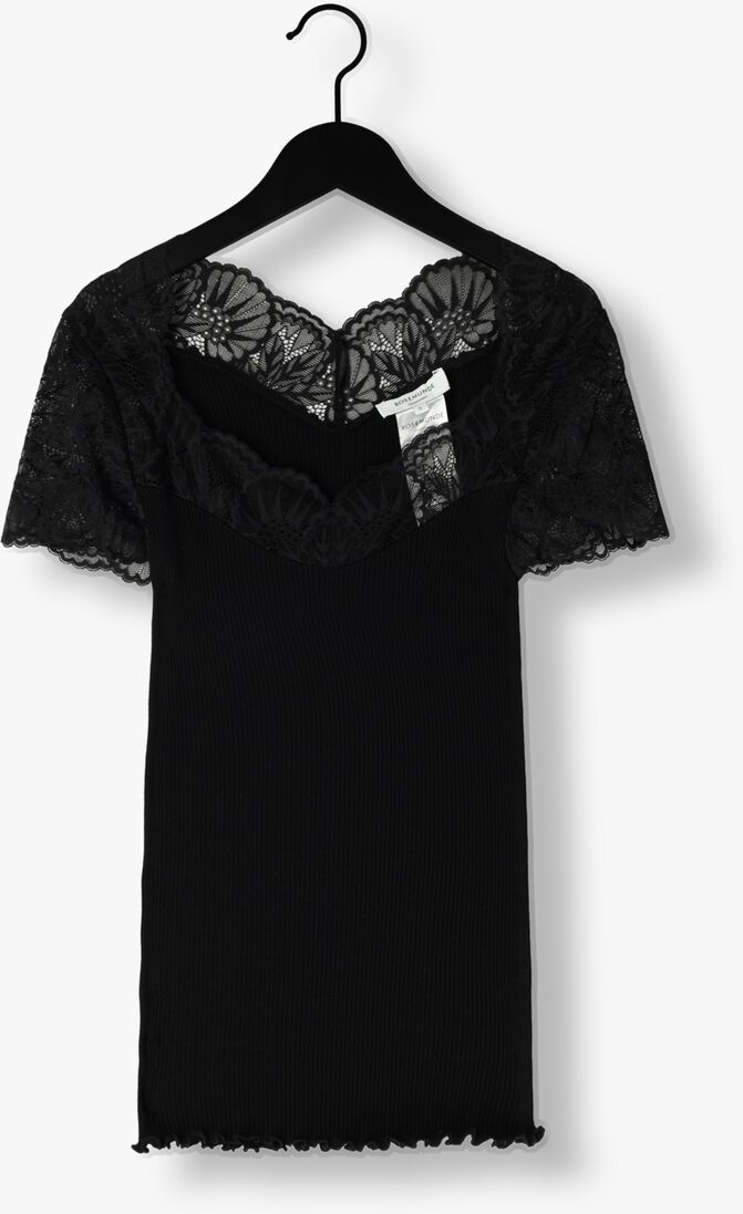 zwarte rosemunde top beatha capsleeve