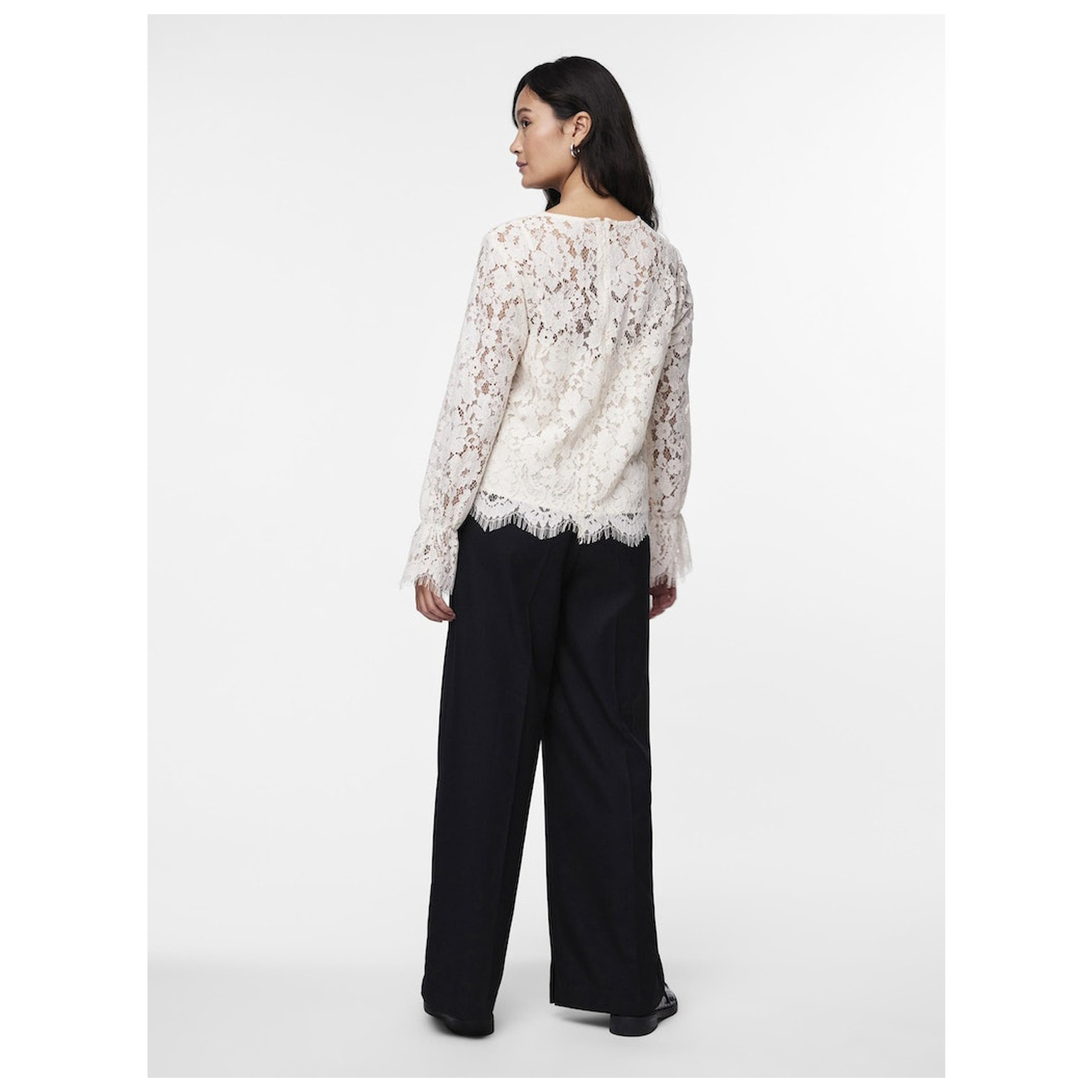 Y.A.S YASPERLA LS LACE TOP S. NOOS