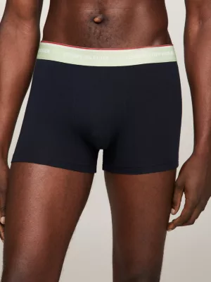 Cuecas boxer com cós com logotipo contrastante (pacote com 3)