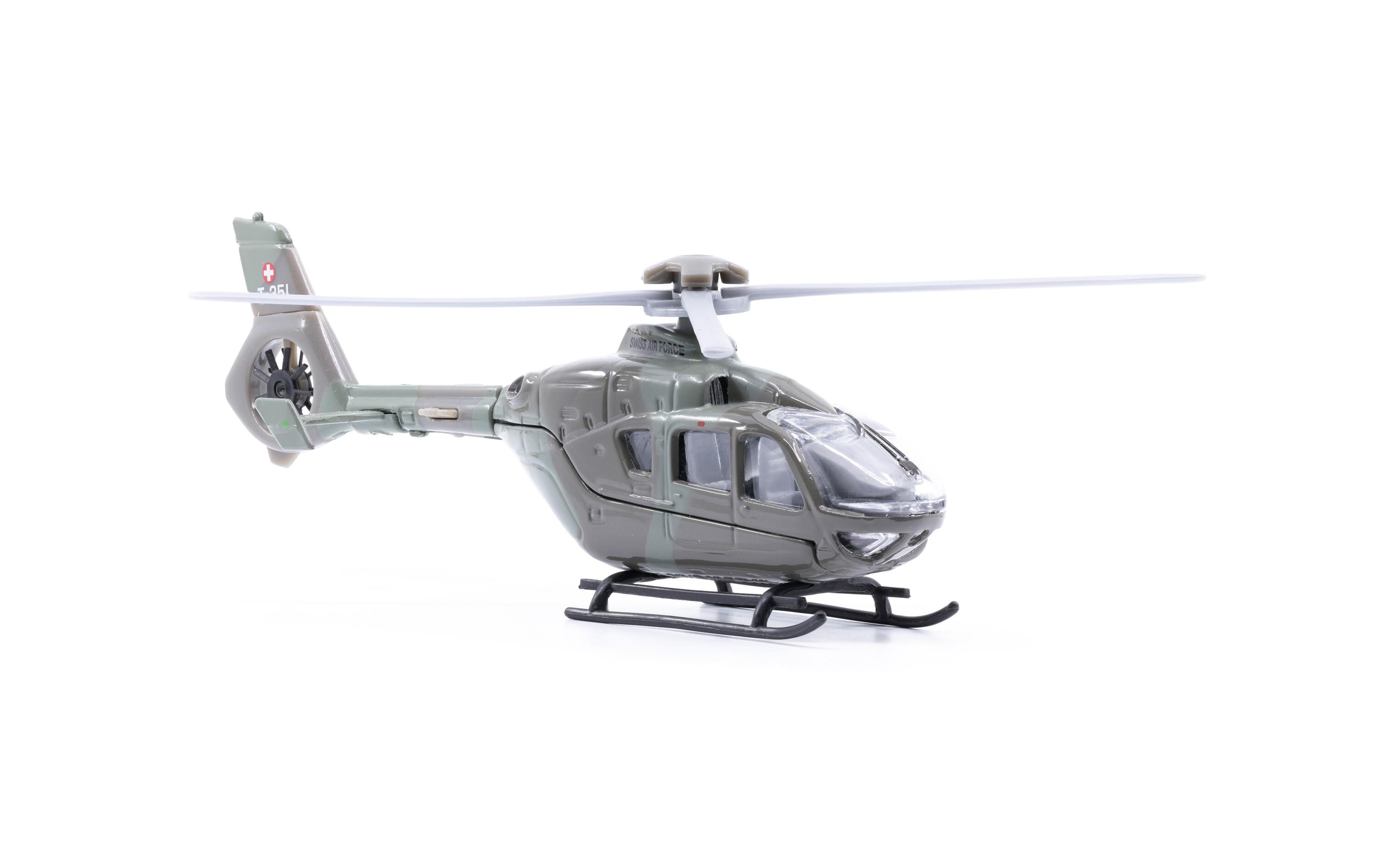 Toy EC-635 Swiss Air Force Heli 1:72Miniatur EC Helikoptermodell