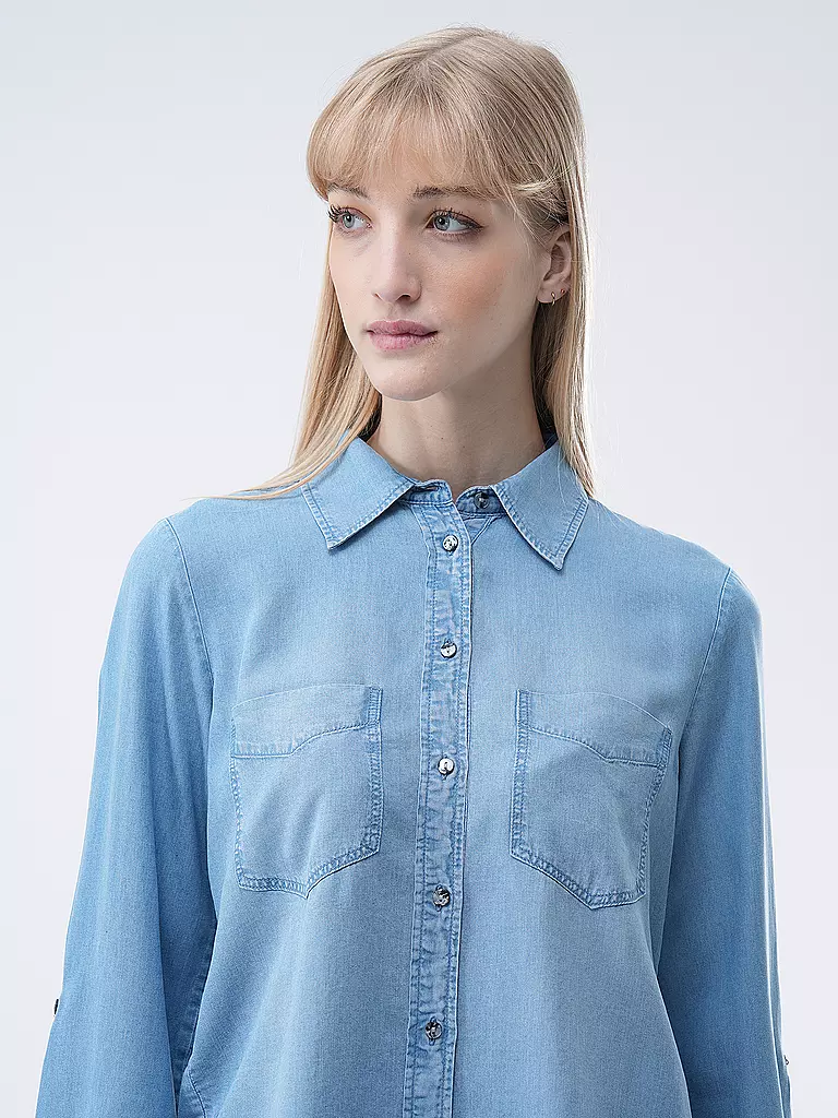 TOM TAILOR Bluse blau