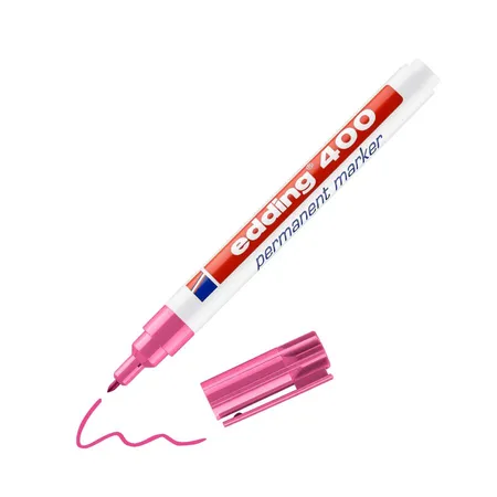 edding 400 permanent marker rosa, 1 mm