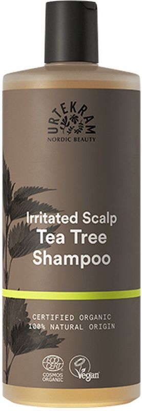 Urtekram - Tea Tree Shampoo - Geïrriteerde Hoofdhuid - 500 ml - Natuurlijke Ingrediënten