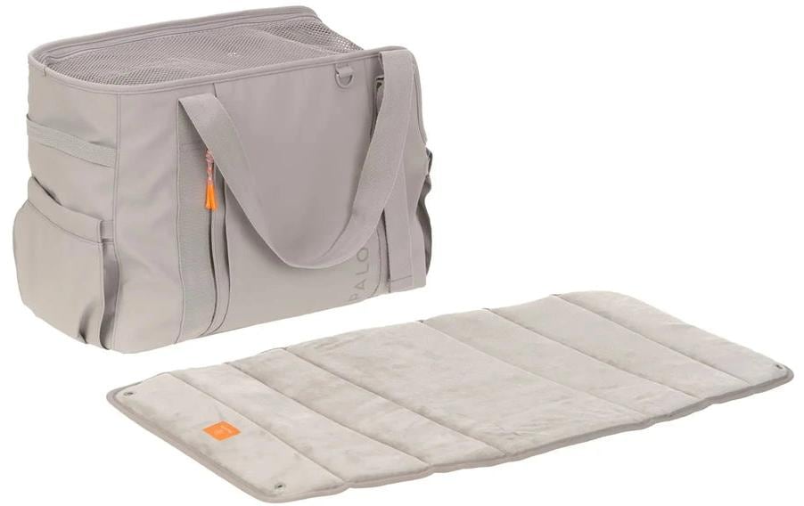 Hundetragetasche Weda Taupe<br>Nachhaltige Hundetasche und Matte in einem