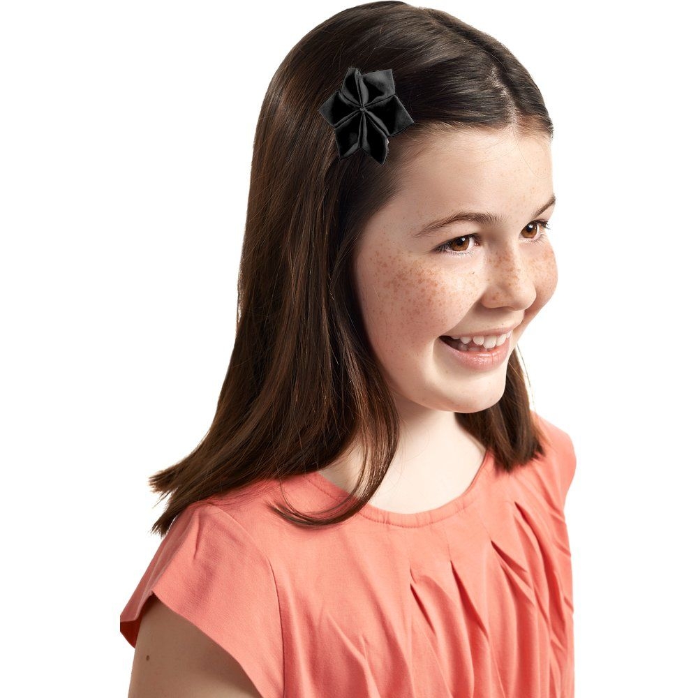 Barrette Fleur Étoile 4 Noir