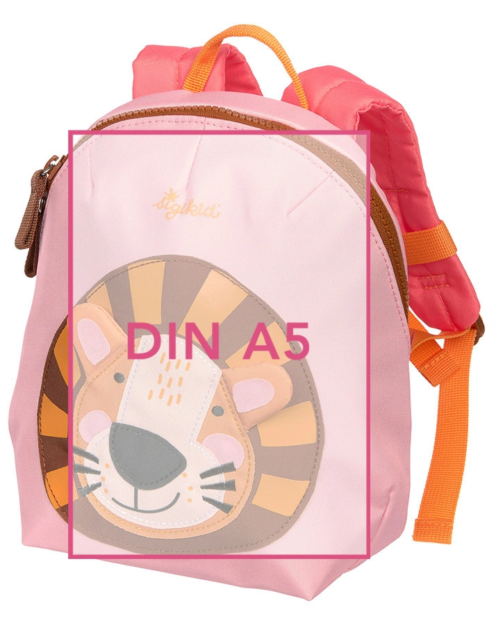 Kinderrucksack LÖWE (22x24x10) in bunt