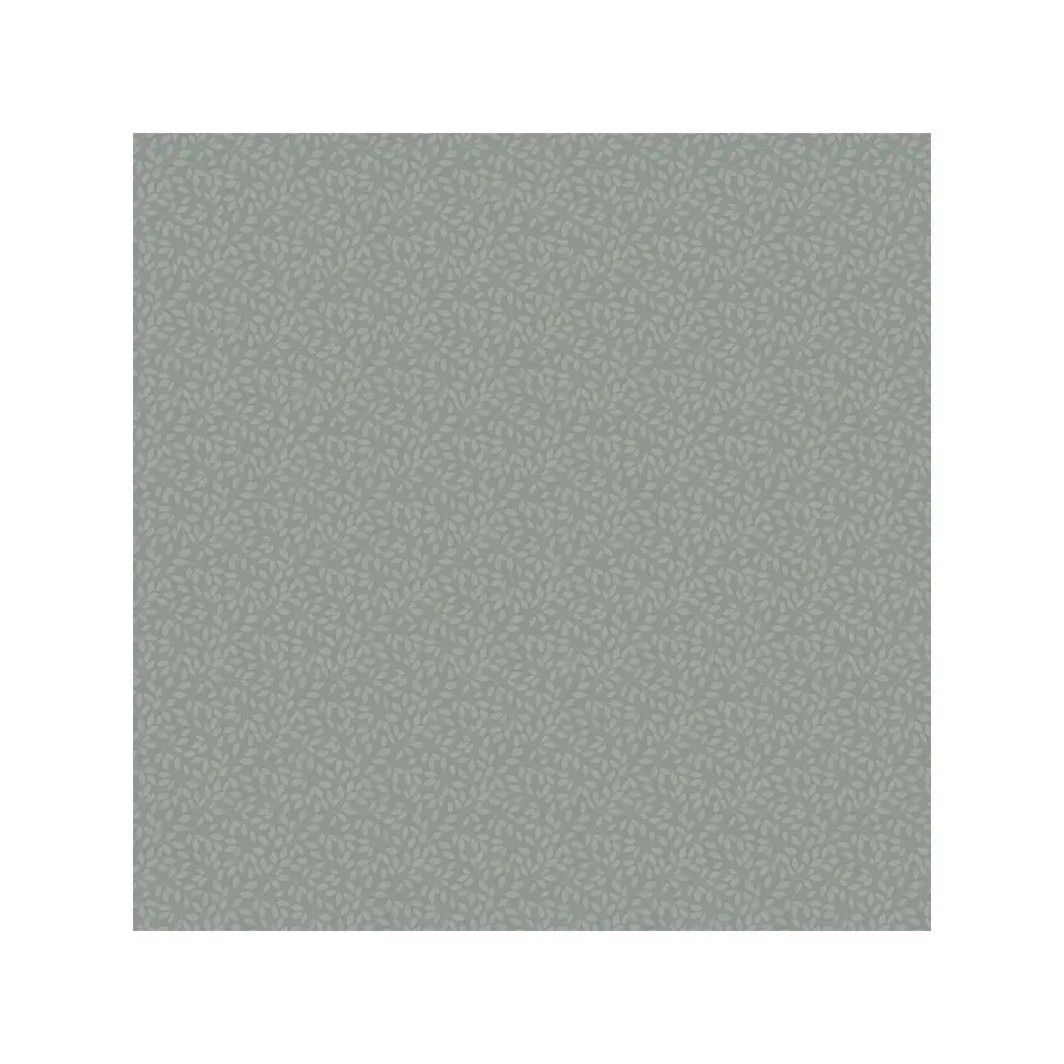 Dutch Wallcoverings - Solitär small leaf grey/green - 0,53x10,05m