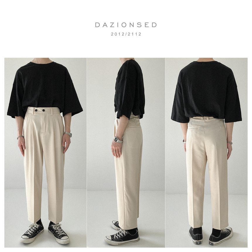 DAZO Studios - Cropped Straight-Fit Broek