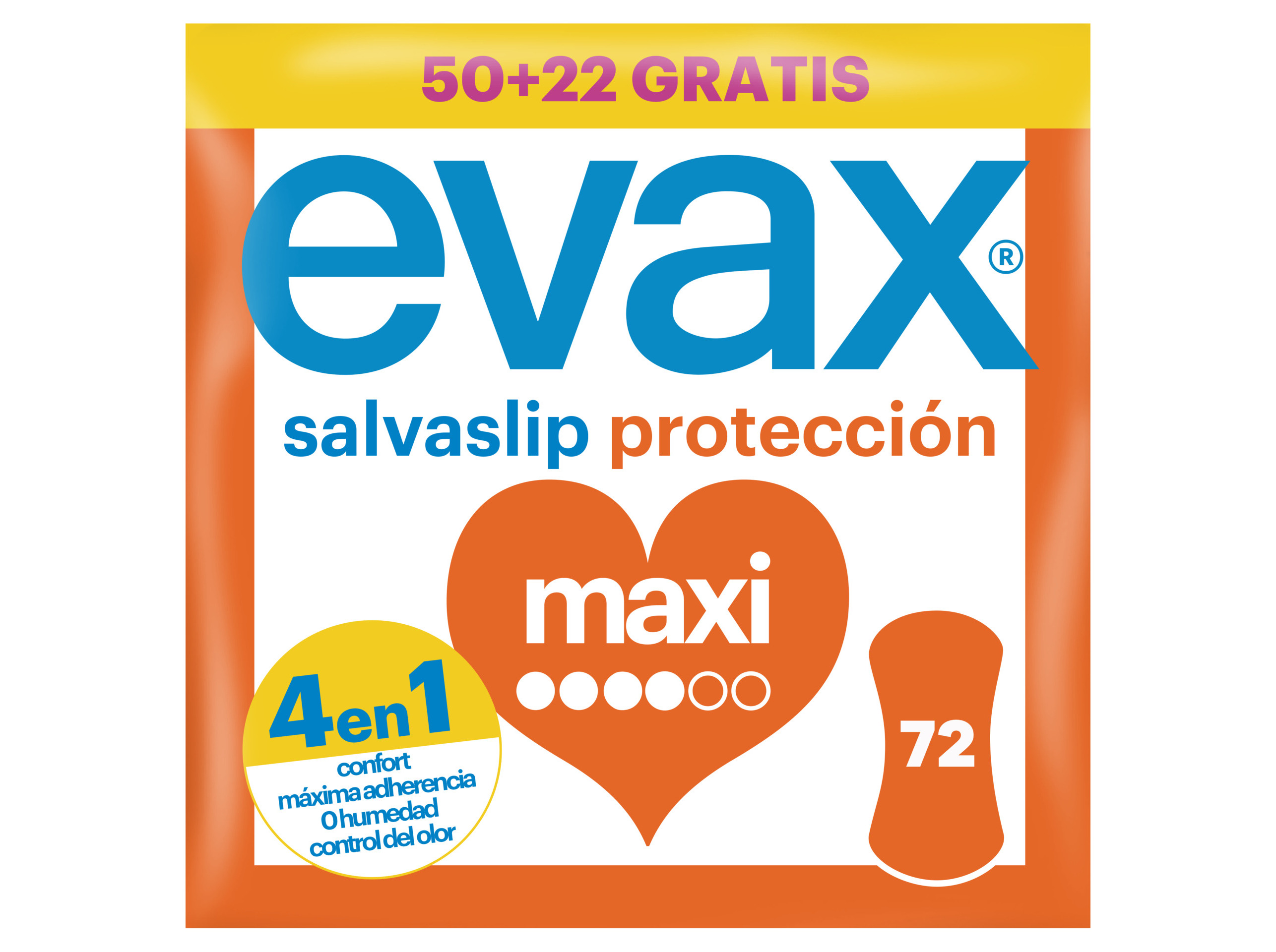 PENSOS EVAX SALVASLIP MAXI 72 UN