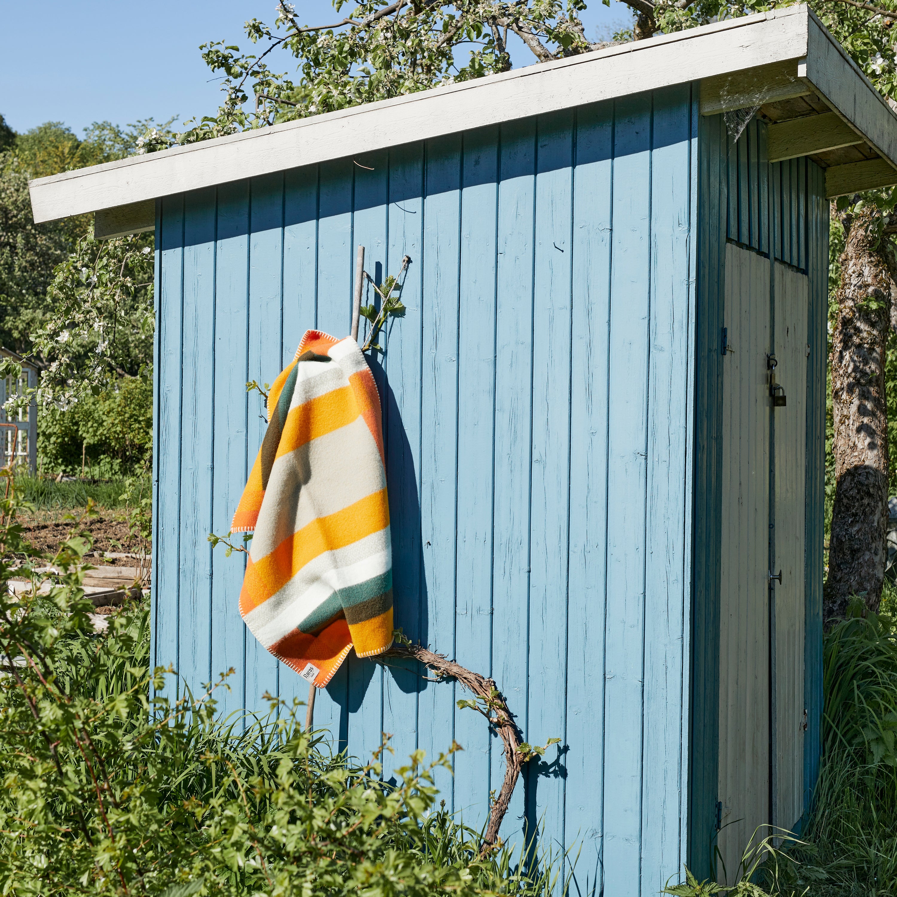RÃ¸ros Tweed Mikkel Plaid 100 x 135 cm - Oranje