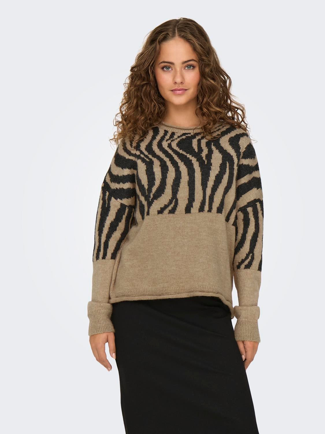 ONLJADE Strickpullover Curry