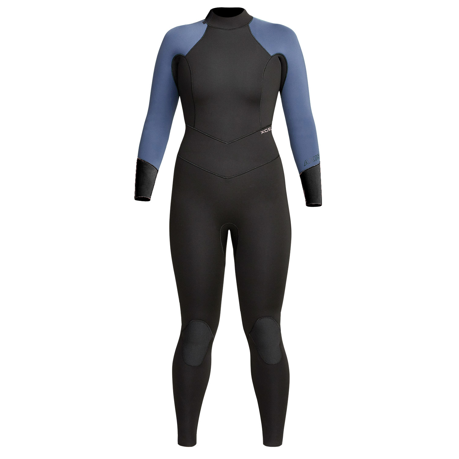 Xcel Combinaison Women Axis Back Zip 5/4 - Black / Blue 4