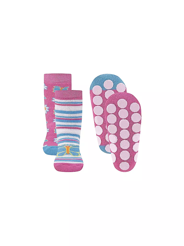 EWERS Baby Socken 2er Pkg ABS beere beere