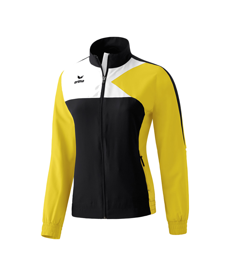 Erima Premium One Präsentationsjacke Damen Schwarz